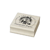 馬のエレガント名前をカスタムする、図書室から ラバースタンプ (スタンプ)