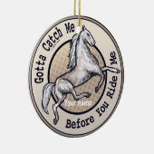 馬のオーナメント セラミックオーナメント (右)