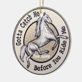 馬のオーナメント セラミックオーナメント (左)