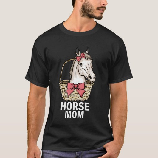 馬のオーナー 母 馬術 愛好家 女性 馬 vi tシャツ (正面)