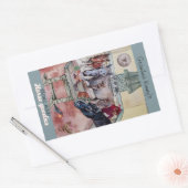 馬のカスタムグッズのラベル 長方形シール (封筒)