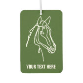 馬のカスタムシルエットを持つ車の空気清浄剤 カーエアーフレッシュナー (正面)