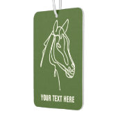 馬のカスタムシルエットを持つ車の空気清浄剤 カーエアーフレッシュナー (左)