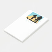 馬のカラフル柄 ポストイット (アングル)