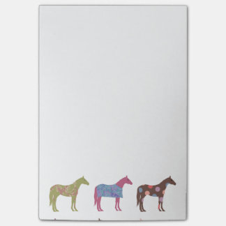 馬のカラフル柄 ポストイット