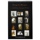 馬のカレンダー- Andalusian、Friesian Lipizzan カレンダー (カバー)