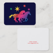 馬のカード 名刺 (正面/裏面)