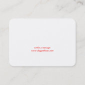 馬のカード 名刺 (裏面)