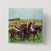 馬のガスを抜く 缶バッジ (正面)