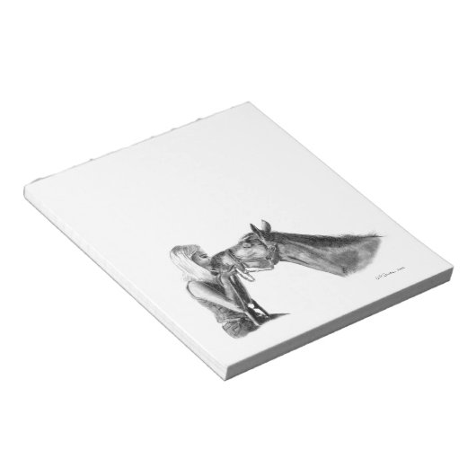 馬のキス ノートパッド (アングル)