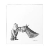 馬のキス ノートパッド (正面)