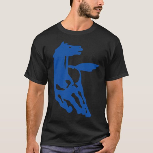 馬のキディンク動物 Tシャツ (正面)
