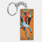 馬のキーホルダーかキーホルダー、火のSunDancer キーホルダー (正面左)