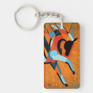 馬のキーホルダーかキーホルダー、火のSunDancer キーホルダー