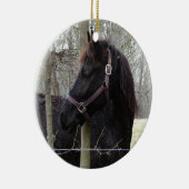 馬のクリスマスのオーナメント セラミックオーナメント (右)