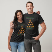 馬のクリスマスオーナメントの飾り付け Tシャツ (ユニセックス)