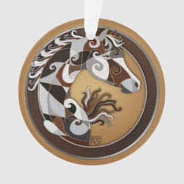 馬のクリスマスツリーのオーナメント オーナメント