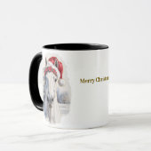 馬のクリスマスマグカップ マグカップ (正面左)