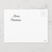 馬のクリスマス シーズンポストカード (裏面)