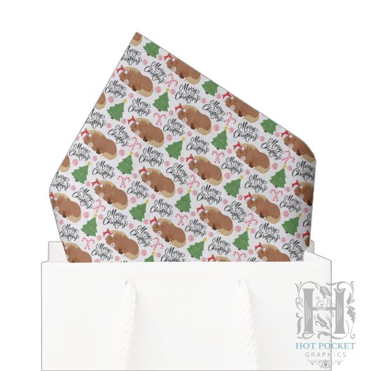 馬のクリスマス・ティッシュペーパー 薄葉紙