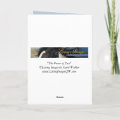 馬のグリーティングカード – 2の力 カード (裏面)