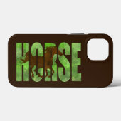 馬のケースメイトiPhoneケース Case-Mate iPhoneケース (裏面 (横))