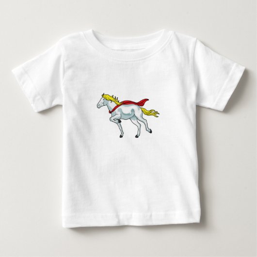 馬のケープ ベビーTシャツ (正面)