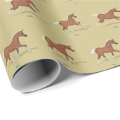 馬のゲットウォークトートカントガロップサレル ラッピングペーパー (ロールコーナー)