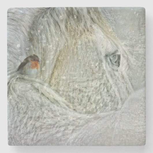 馬のコースター ストーンコースター (正面)