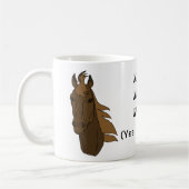 馬のコーヒーマグ コーヒーマグカップ (左)