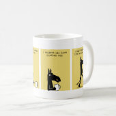 馬のコーヒー・マグ#3の暗黒面 コーヒーマグカップ (正面右)