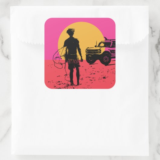 馬のサーファーを務める スクエアシール (バッグ)