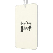 馬のショー・ママ カーエアーフレッシュナー (左)