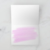 馬のシルエットのバレンタインデー シーズンカード (内部)