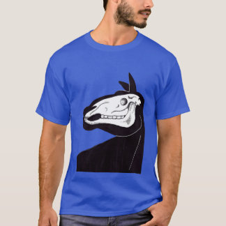 馬のシルエットの少年 Tシャツ