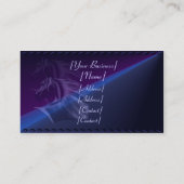 馬のシルエットは名刺を尾行しました 名刺 (裏面)