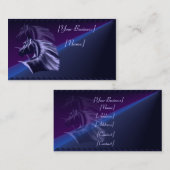 馬のシルエットは名刺を尾行しました 名刺 (正面/裏面)