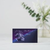 馬のシルエットは名刺を尾行しました 名刺 (スタンド正面)