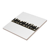 馬のシルエット タイル (側面)