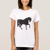 馬のシルエット Tシャツ (正面)