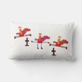 馬のジャンプ ランバークッション (裏面)