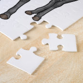 馬のスカーフ ジグソーパズル (側面)