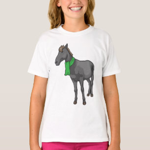 馬のスカーフ Tシャツ