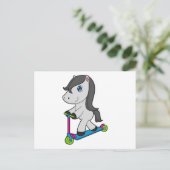 馬のスクーター ポストカード (スタンド正面)