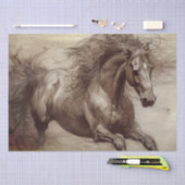 馬のスケウマ科のッチ 薄葉紙 (クラフト)