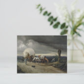 馬のスケッチカート上の丘, 1856 ポストカード (スタンド正面)