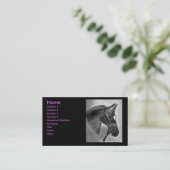 馬のスケッチ 名刺 (スタンド正面)