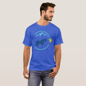 馬のスター家族 Tシャツ (正面フル)