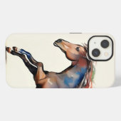 馬のスマホケース iPhoneケース (裏面横)