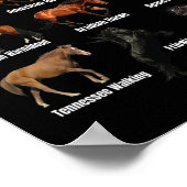 馬のタイプレトロ馬の繁殖ヴィンテージ ポスター (角)